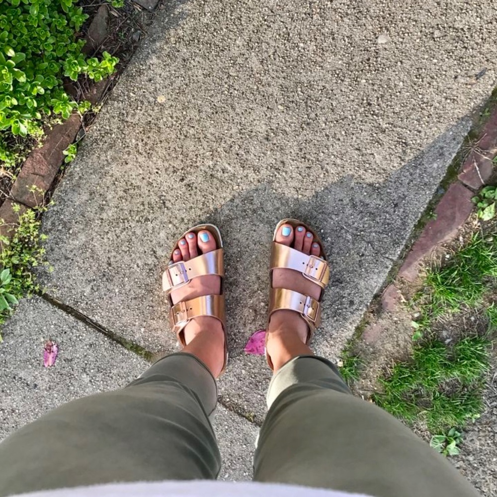 Rose Gold Sandals